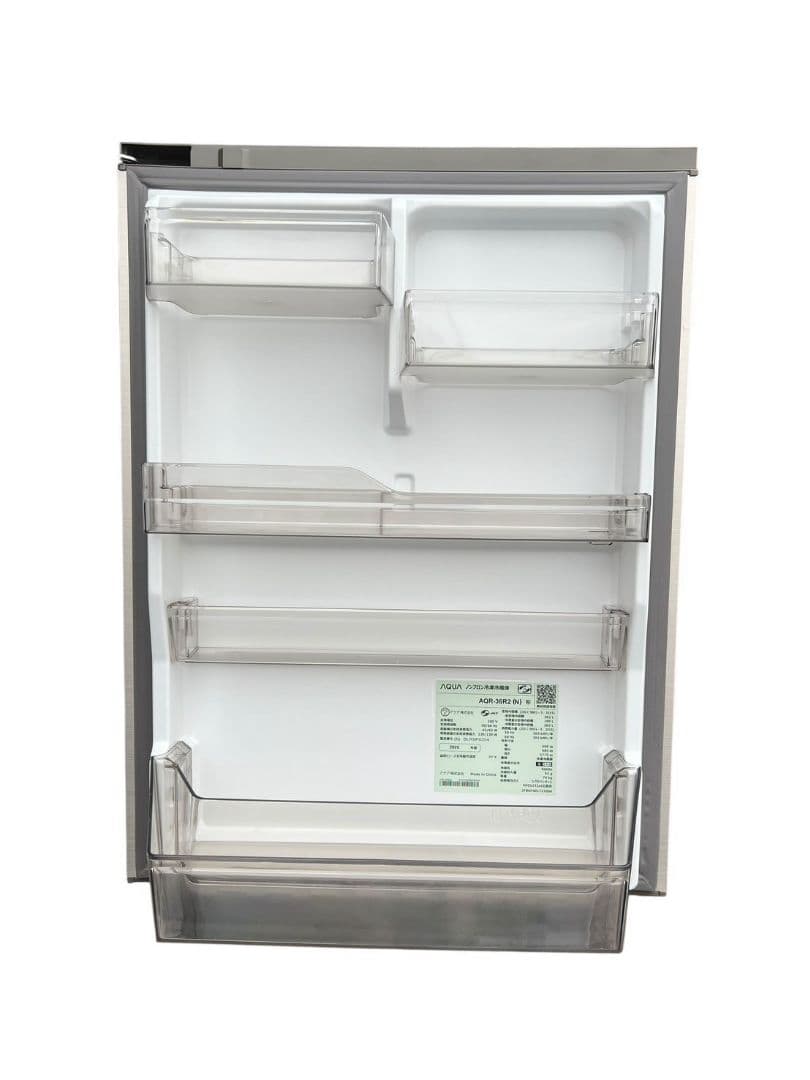 【動作品】AQUA ノンフロン冷凍冷蔵庫 AQR-36R2(N) 2025年製