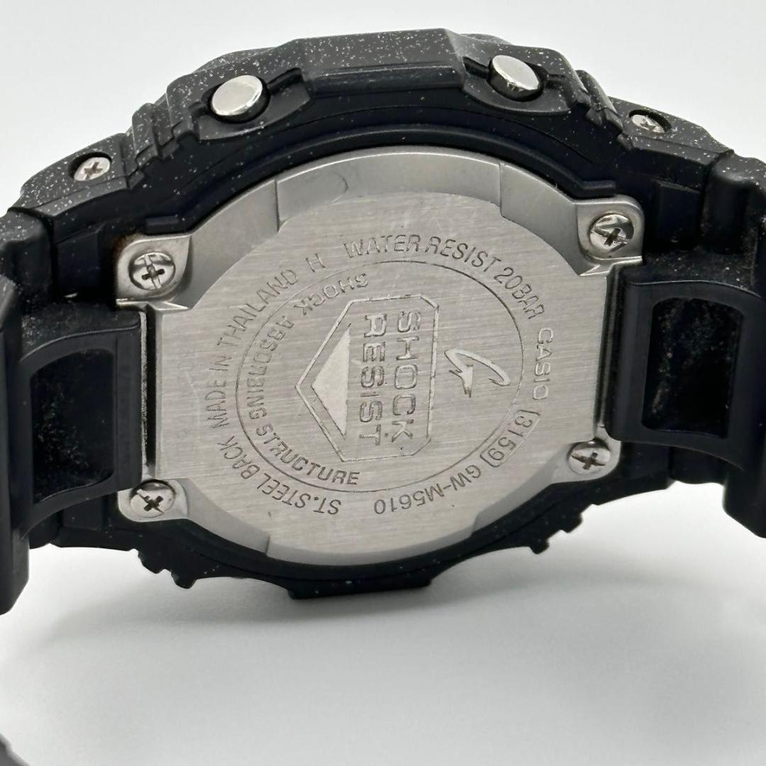 専用稼働 電波◎G-SHOCK 電波ソーラー ブラック スクエア ジーショック