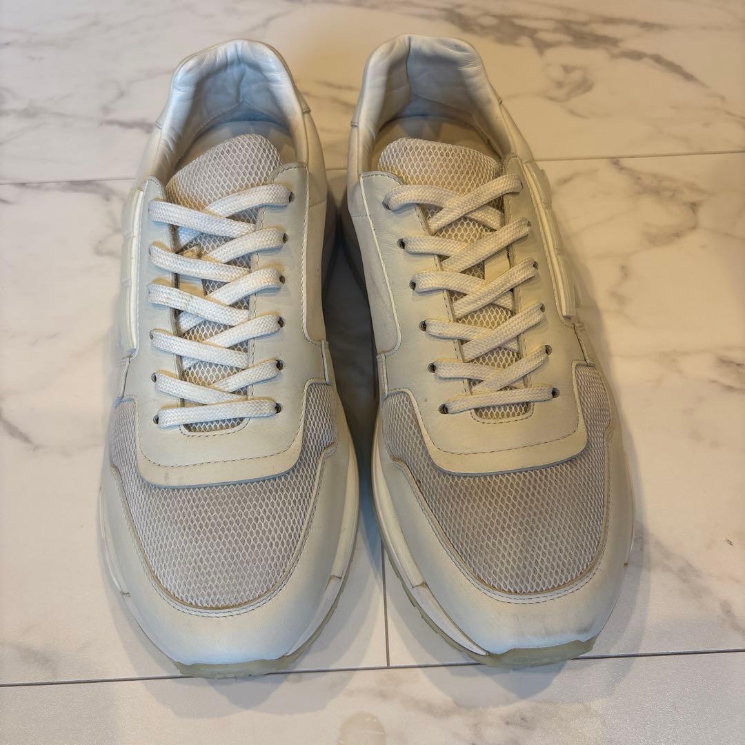 フェラガモ 8.5 ガンチーニデザイン エアソール レザースニーカー　最終値下げ