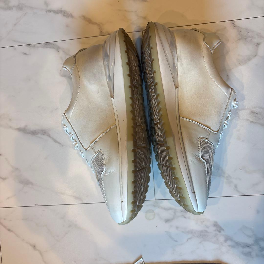 フェラガモ 8.5 ガンチーニデザイン エアソール レザースニーカー　最終値下げ