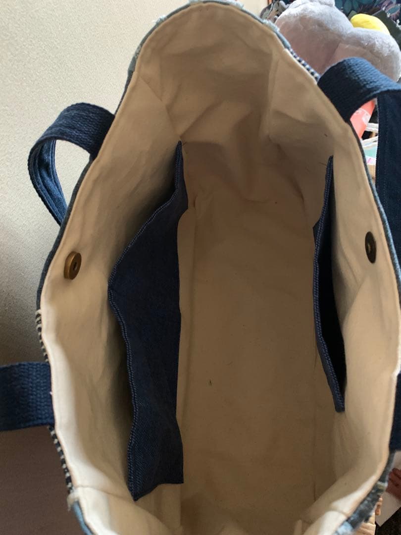 《さよちゃん》【まんまるトートバッグ(L)×3点】デニムリメイク