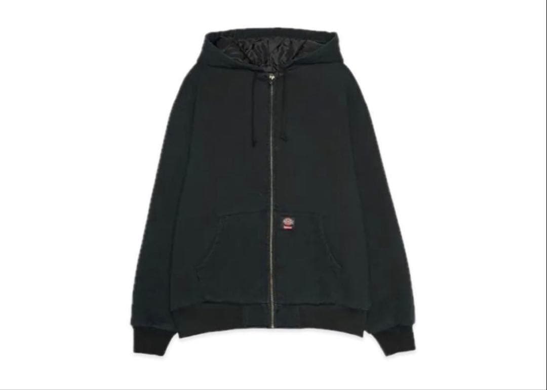 supreme×Dickies ジップパーカーM ブラック