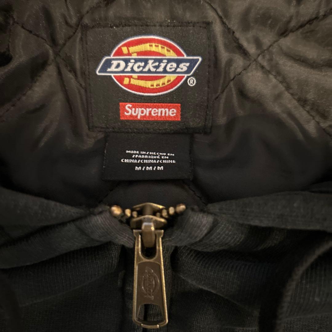 supreme×Dickies ジップパーカーM ブラック