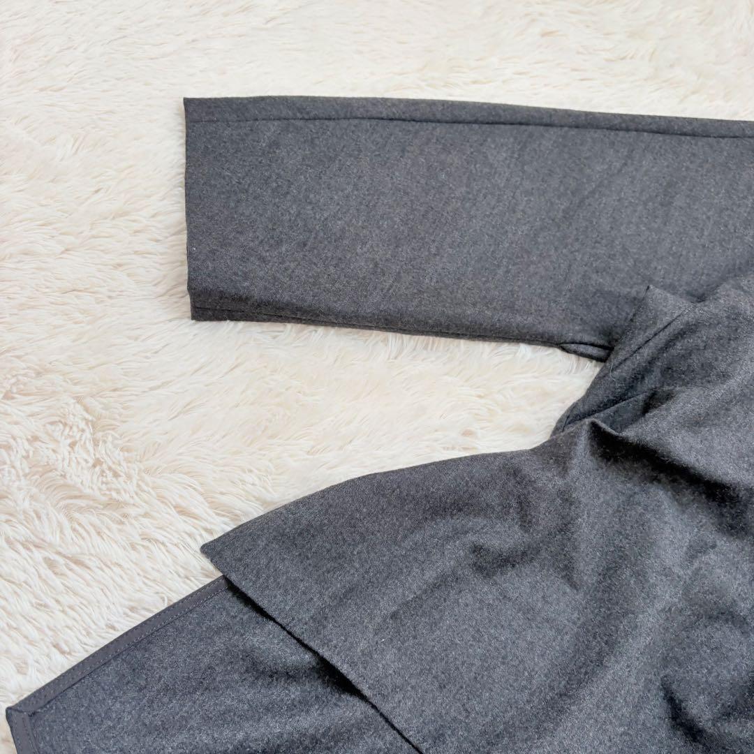 美品✨エンフォルド　ENFOLD アシンメトリーウールブラウス　シャツ　日本製