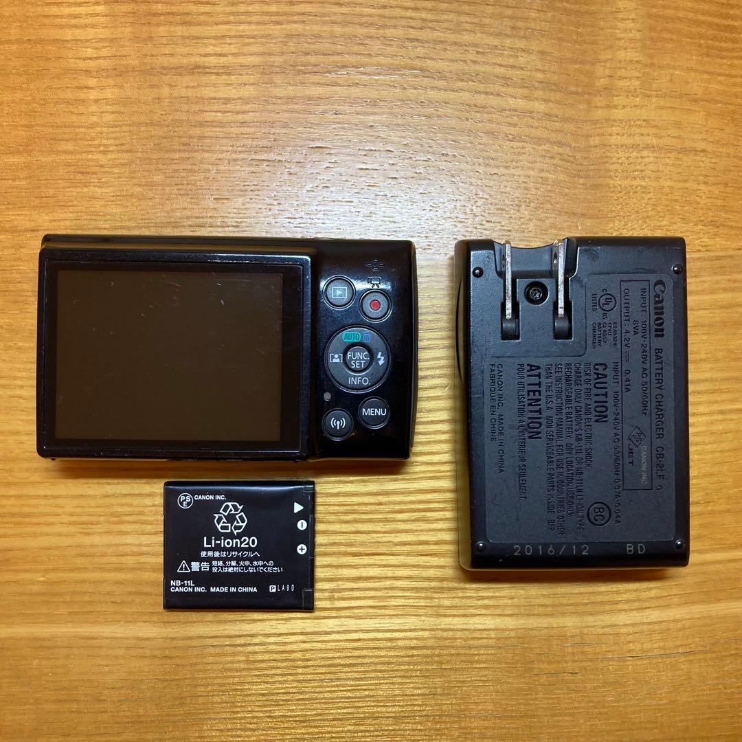 Canon IXY190 コンパクトデジタルカメラ ブラック