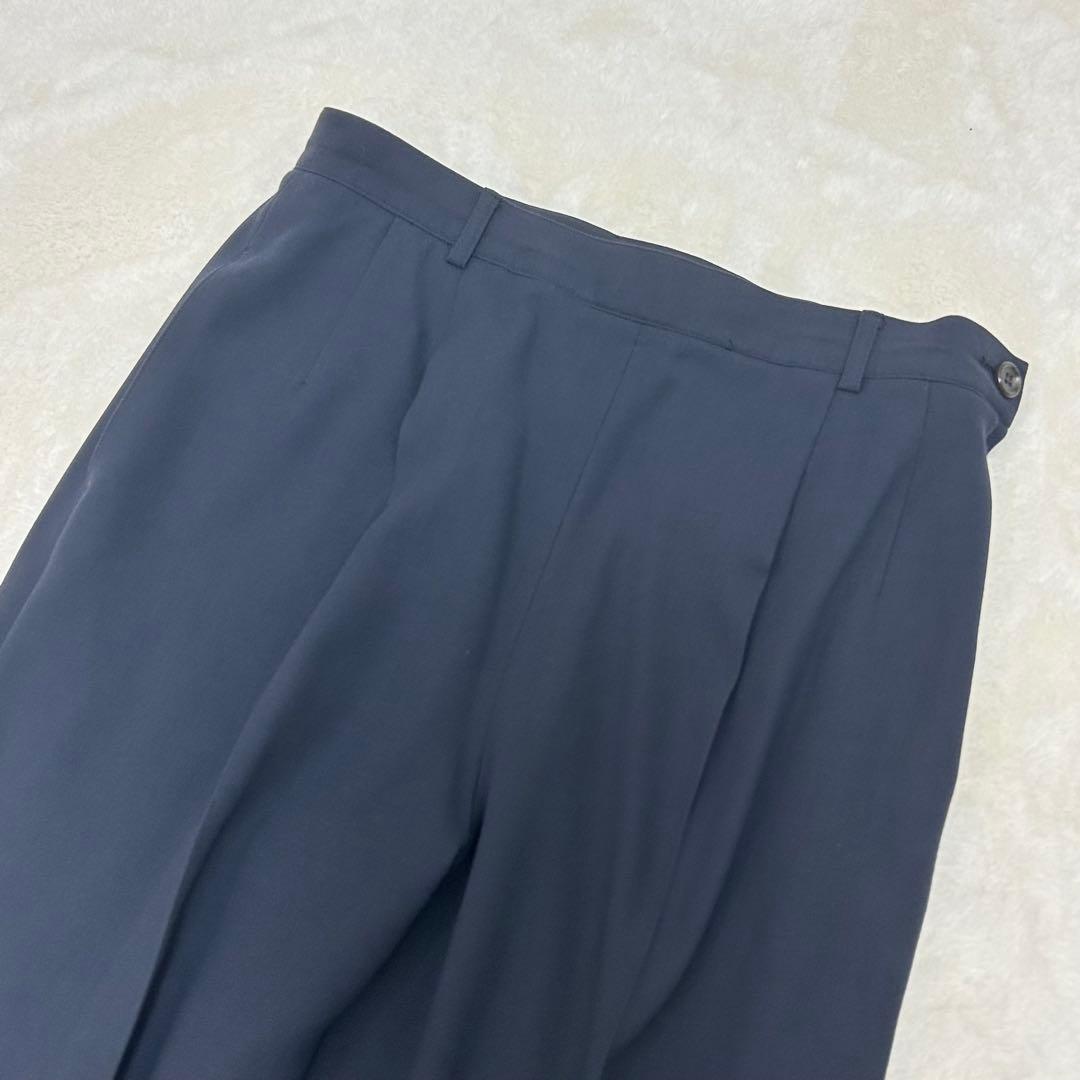 【美品】バーバリー スーツ セットアップ ネイビー 15号 ダブルブレスト