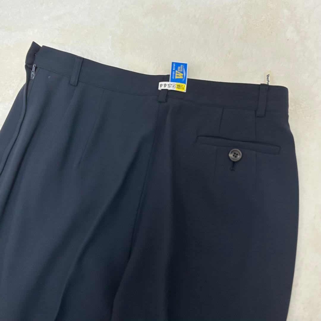 【美品】バーバリー スーツ セットアップ ネイビー 15号 ダブルブレスト