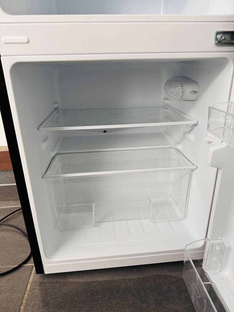 冷凍冷蔵庫 87L 木目調 アイリスオーヤマ