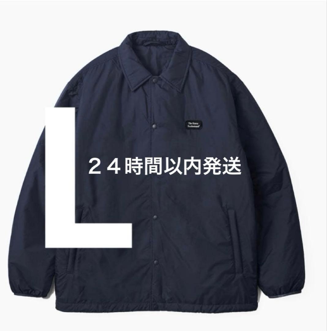ジャケット・アウター PADDED NYLON COACH JACKET (NAVY) L ENNOY