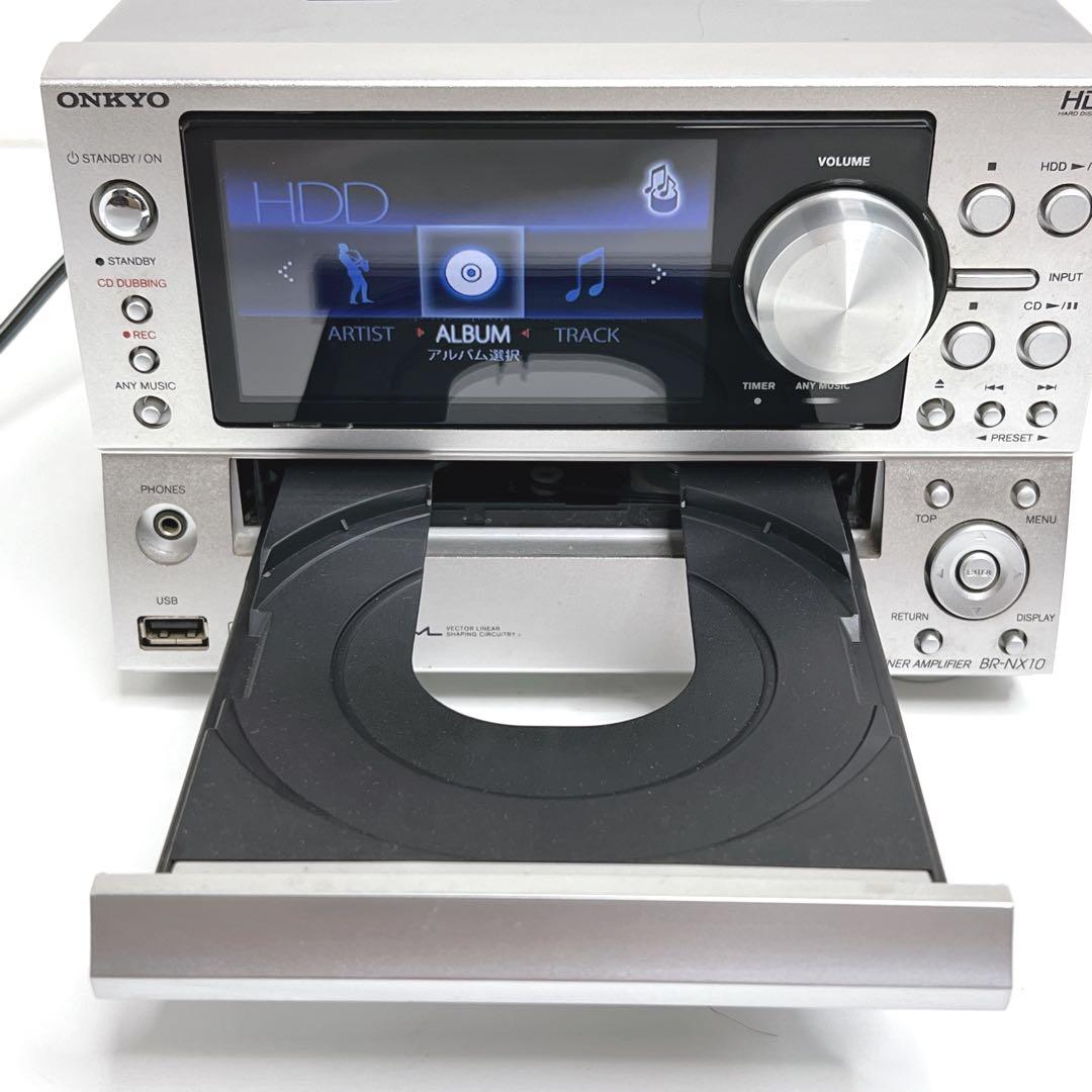 【良品】ONKYO チューナーアンプ BR-NX10 CD HDD オーディオ