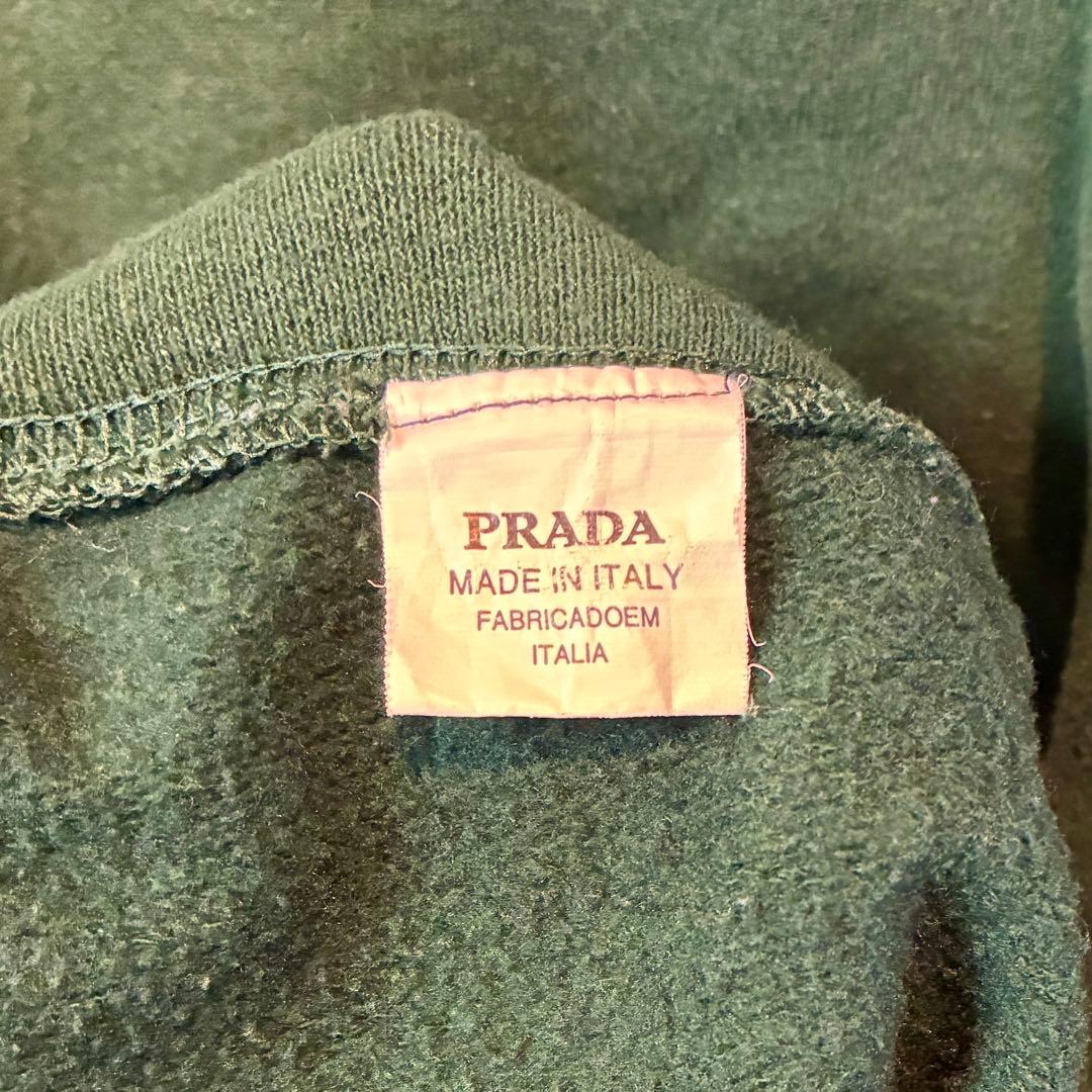 PRADA プラダ ヴィンテージ トレーナー スウェット 緑