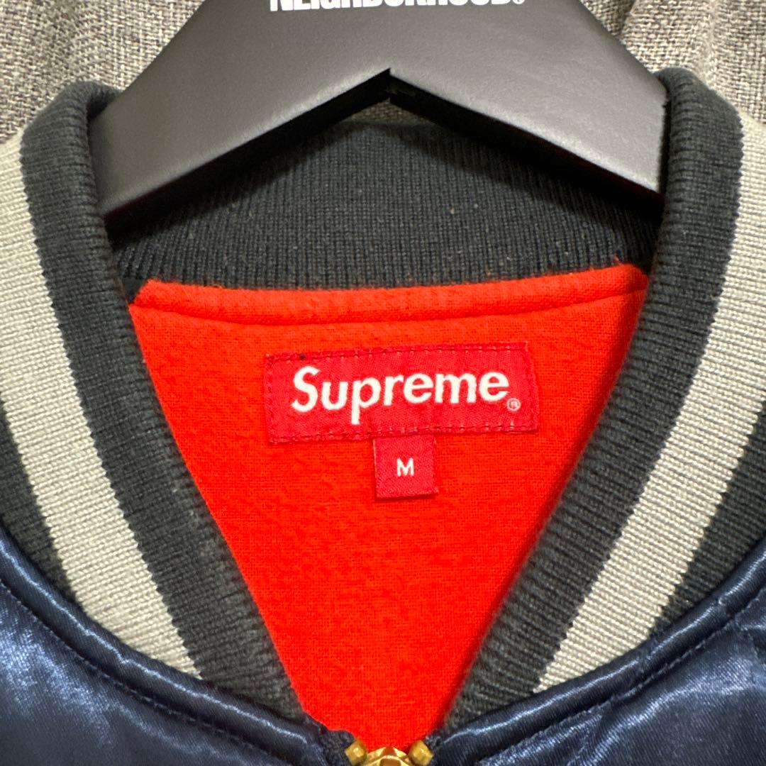 シュプリーム　Quilted Satin Bomber 13aw