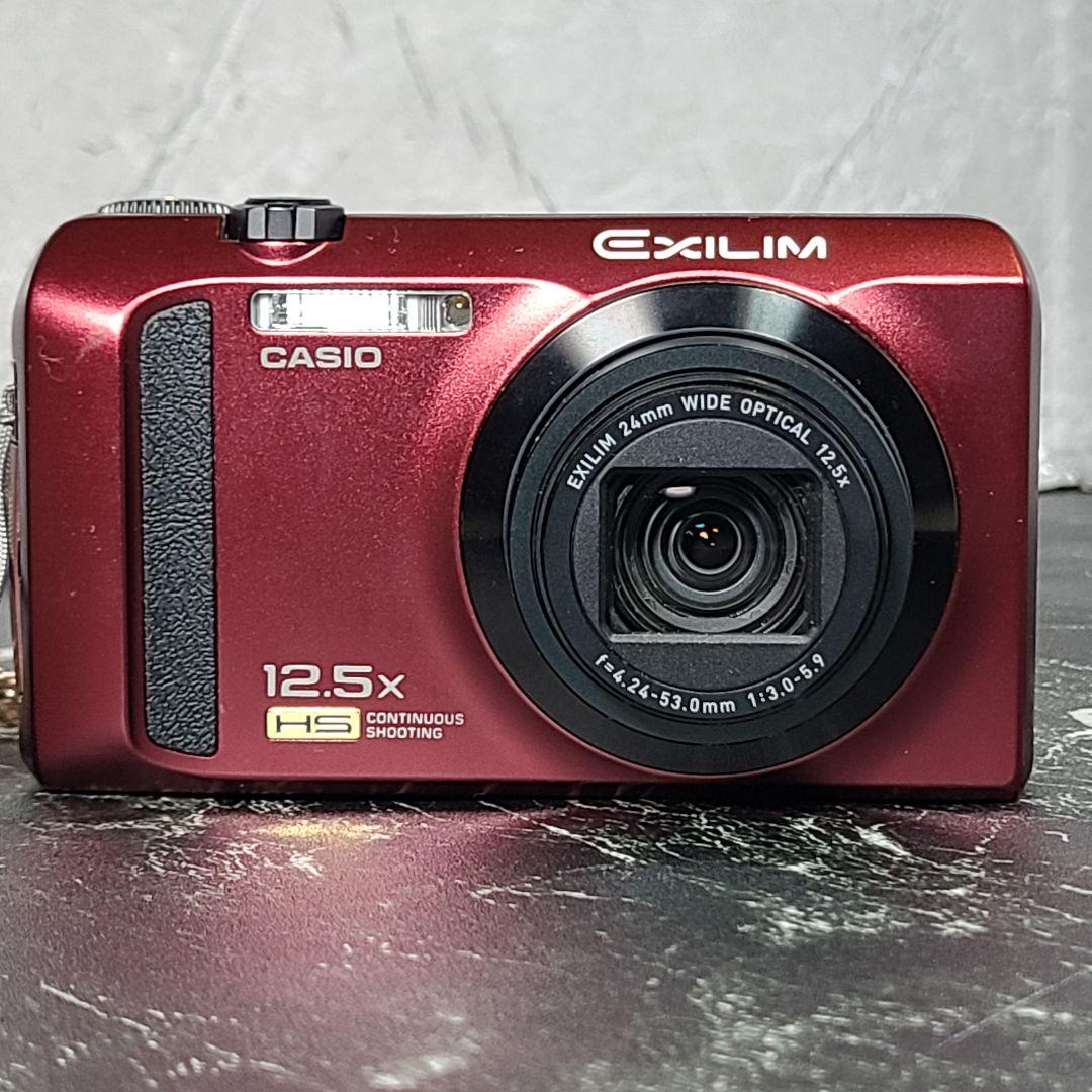 【CASIO】カシオ EXILIM EX-ZR300　1610万画素　レッド