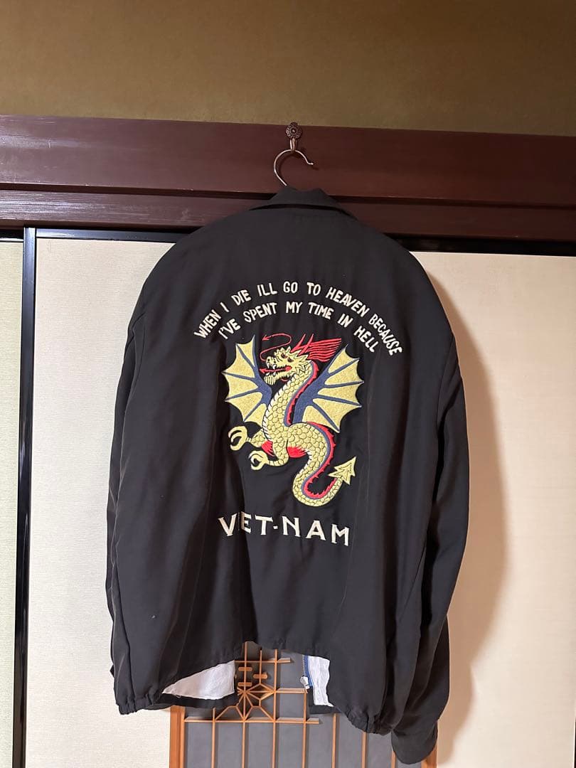 T*u様 Rayon Vietnam Jacket “DRAGON” (AGIN