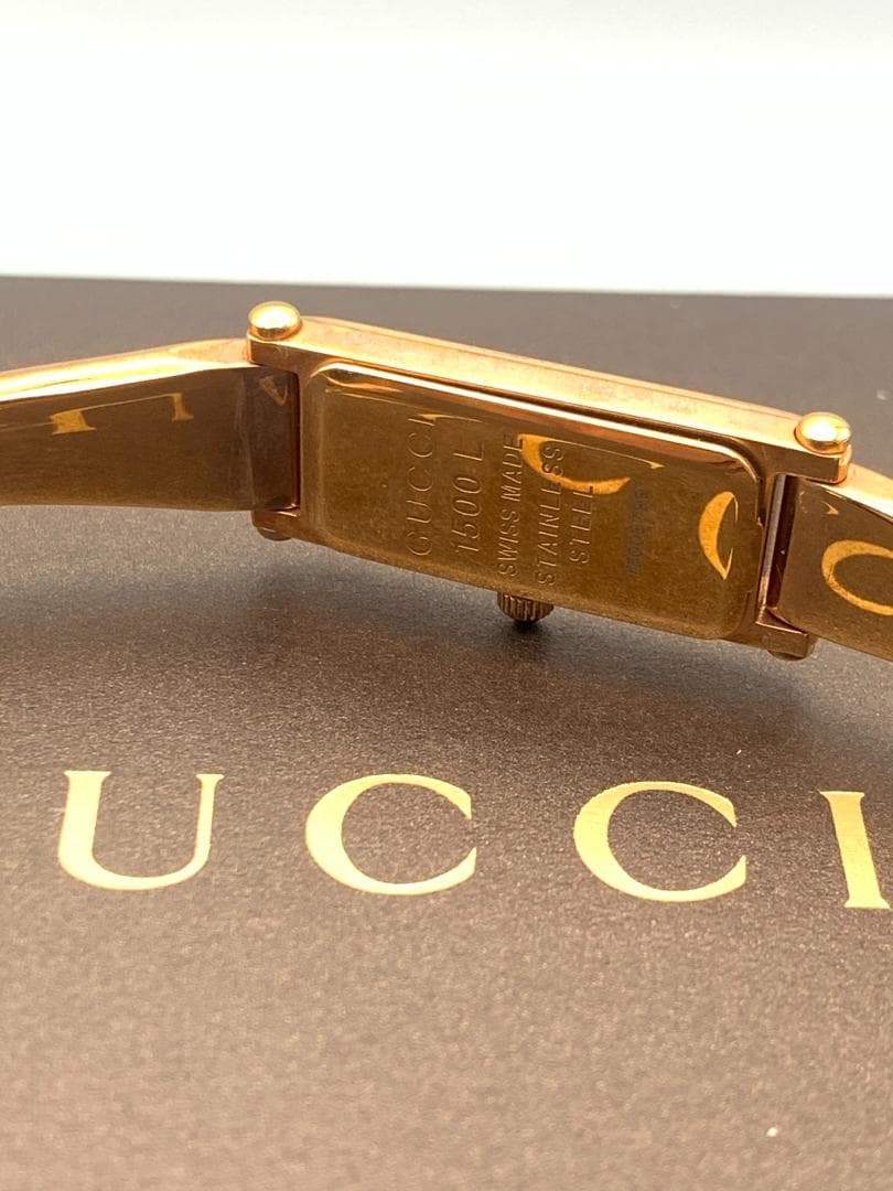 【美品】GUCCI グッチ 1500L クォーツ 腕時計 レディース