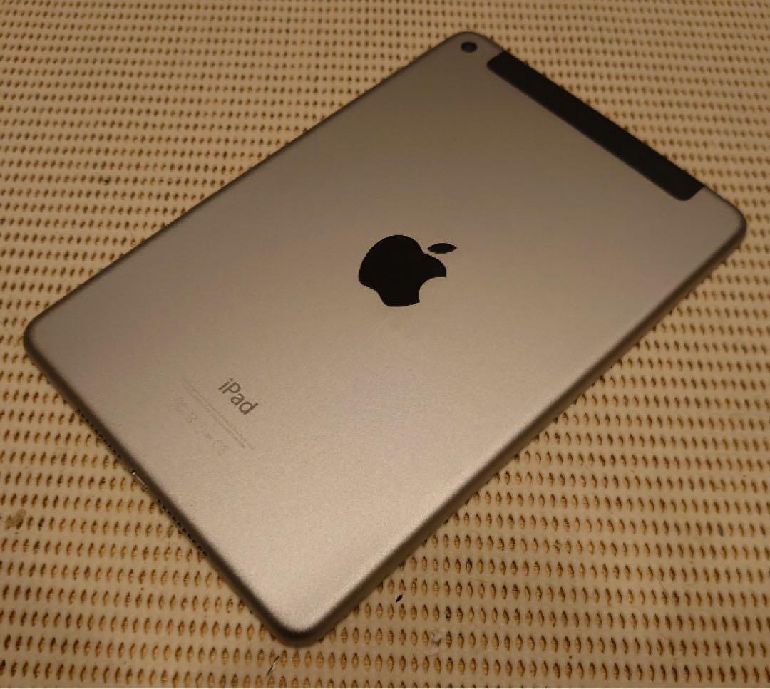 完動品SIMフリーiPad mini4(A1550)本体64GB送料込NGHMK