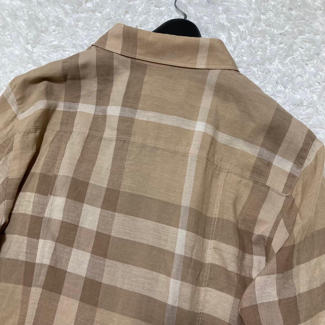 大きいサイズ48 バーバリーロンドン メガチェック シャツ チュニック