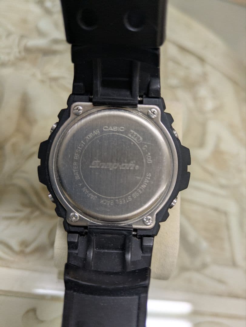 ひ*で様 G-SHOCK Snap-on ブラック 時計