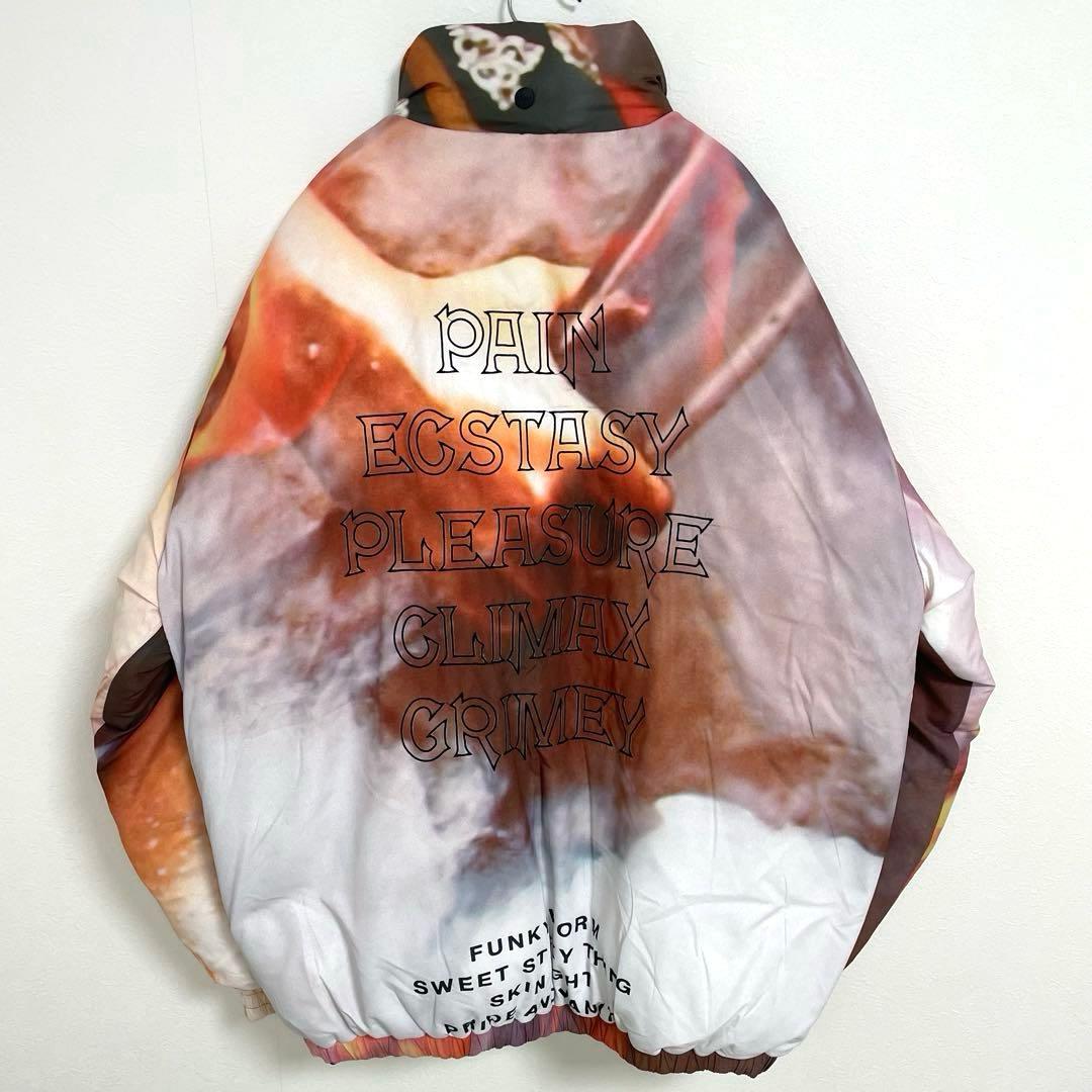 GRIMEY GRMY リバーシブル パフジャケット L ブラック 総柄