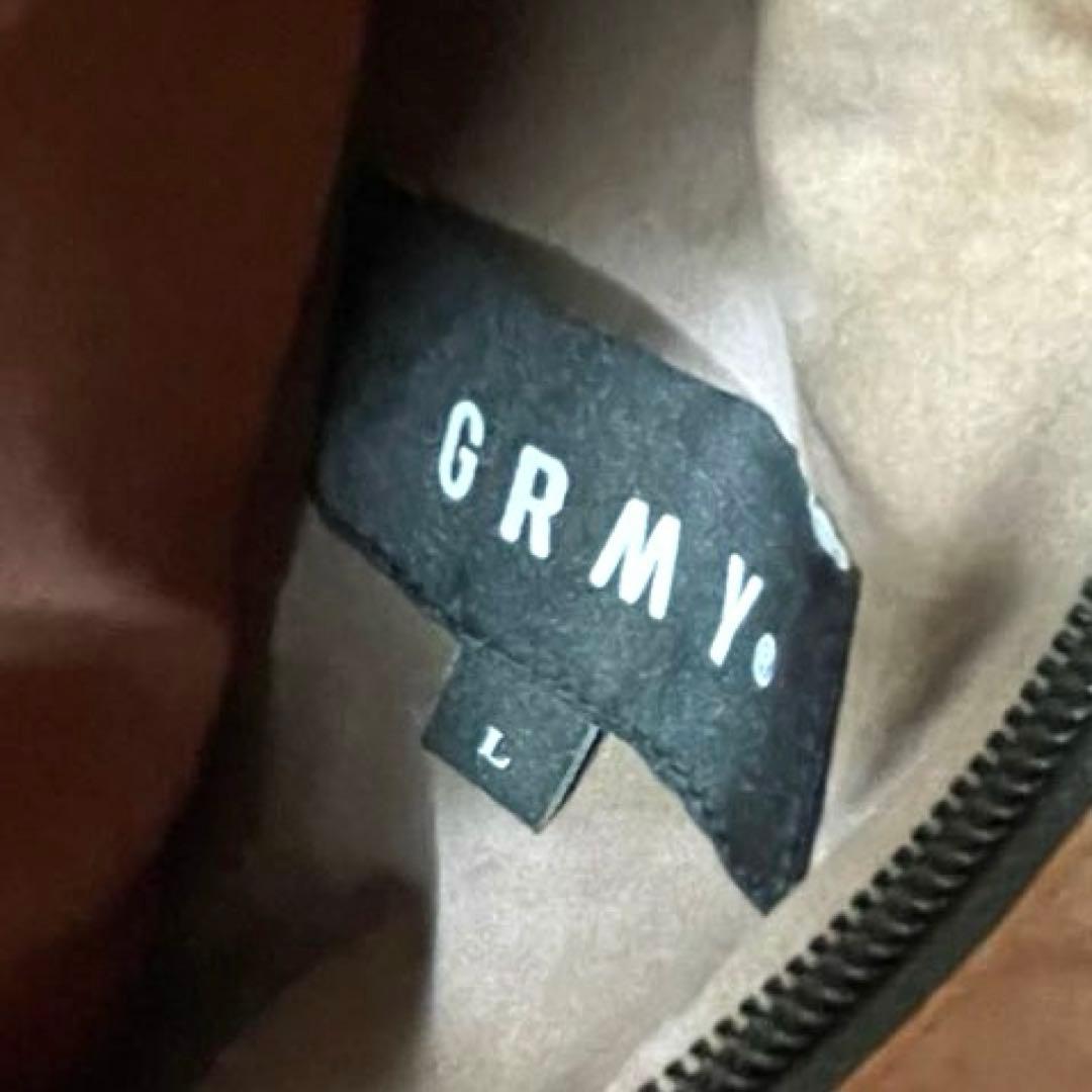 GRIMEY GRMY リバーシブル パフジャケット L ブラック 総柄