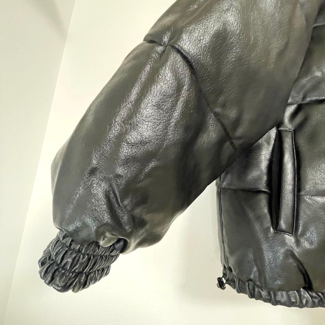 GRIMEY GRMY リバーシブル パフジャケット L ブラック 総柄