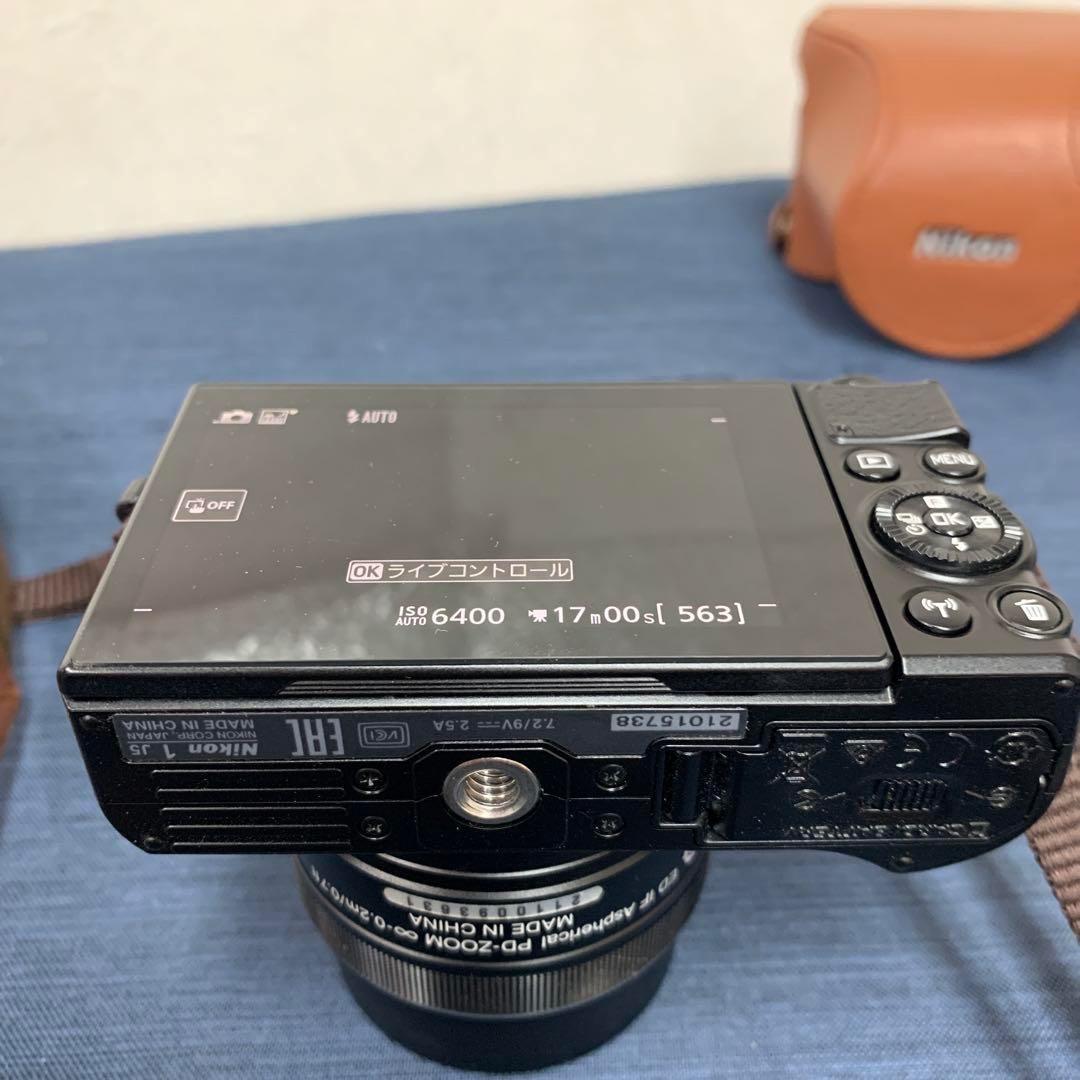 1.動作美品 Nikon 1J5 ミラーレス一眼レフカメラ ケース付き