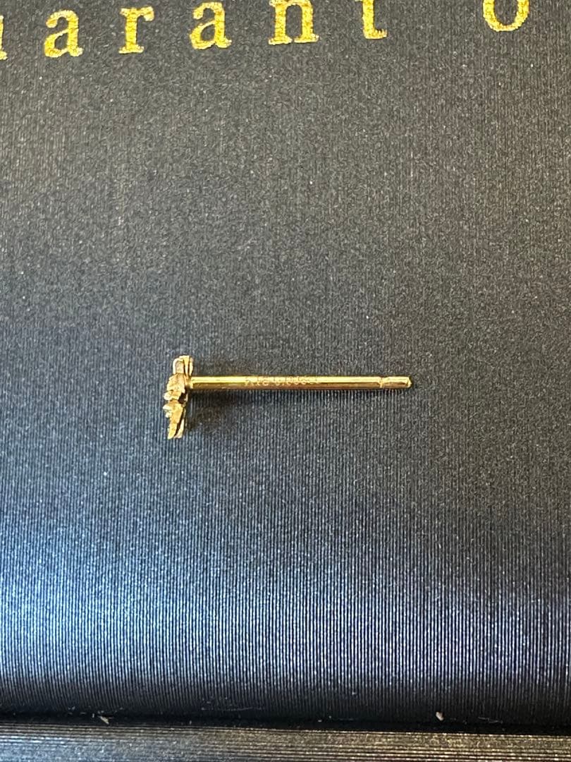 クアラントット quarant’otto K18 ピアス 片耳