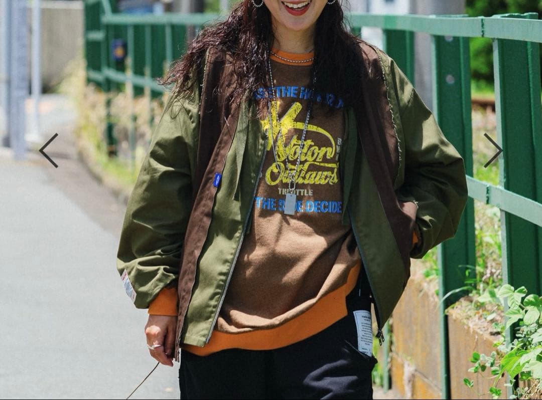 ニコアンド [be with M] Misayoミリリメイクジャケット カーキ