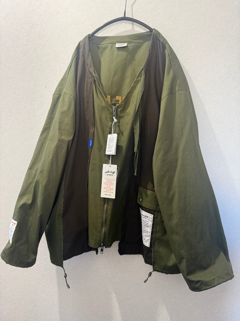 ニコアンド [be with M] Misayoミリリメイクジャケット カーキ