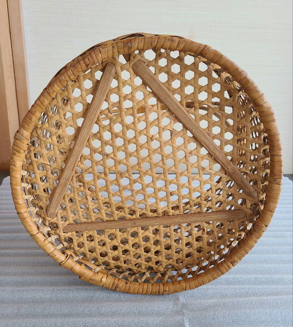 昭和レトロ　収穫かご　買い物かご　2点セット