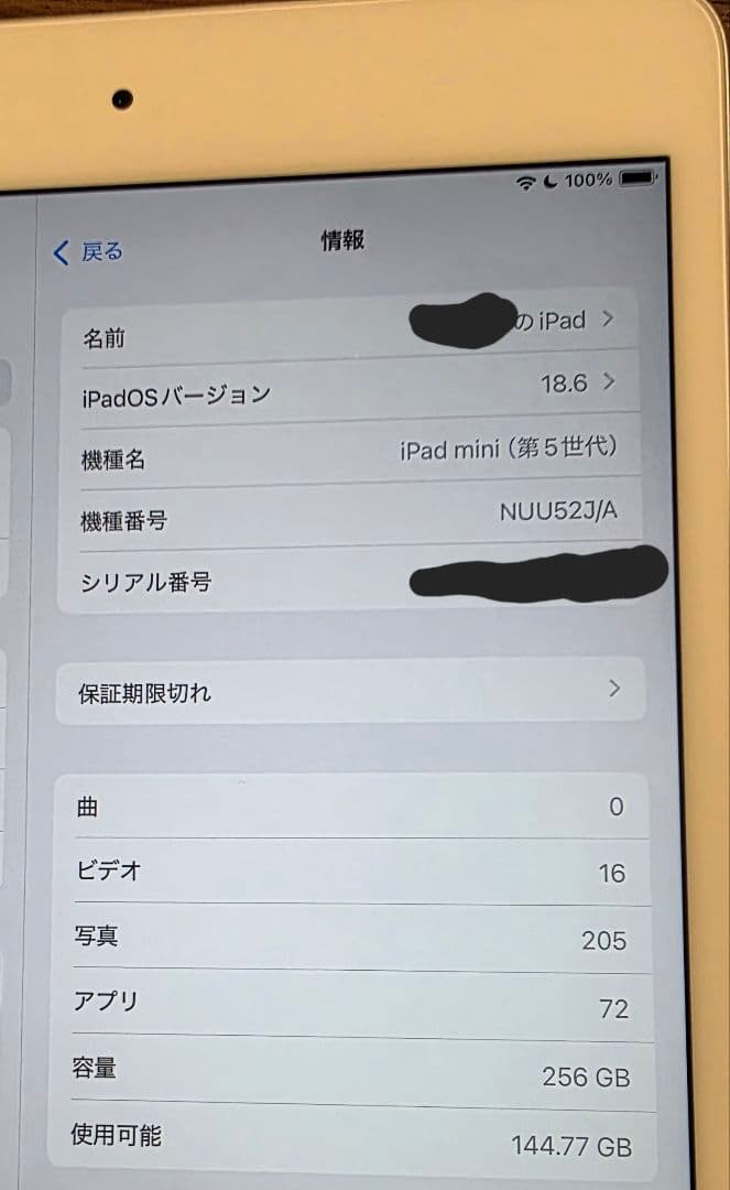 Apple iPad mini (第５世代) Wi-Fi 256GB シルバー