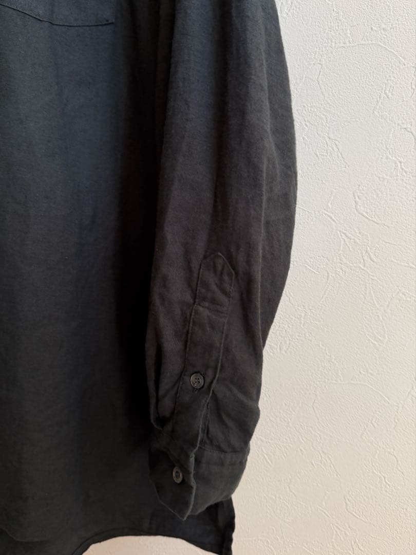 起毛リネン バンドカラーシャツ (25AW)