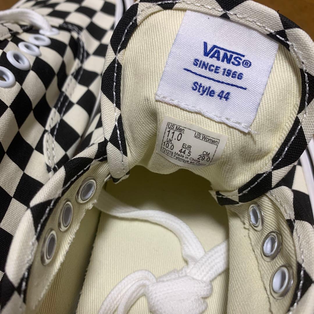 【新品未使用】VANS Anaheim Authentic 44DX チェッカー