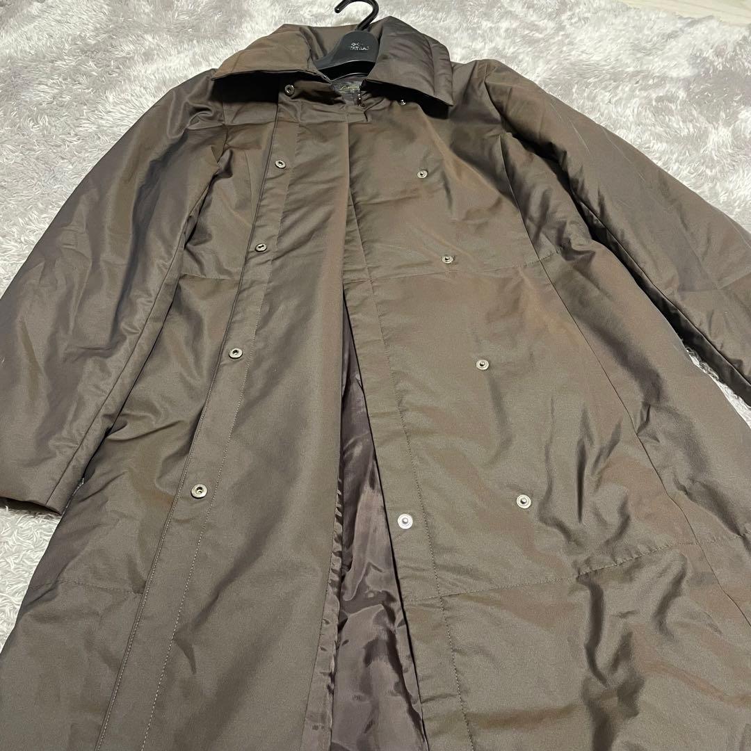 極美品　レリアン ロング丈 ダウンコート 11 大きいサイズ Aライン