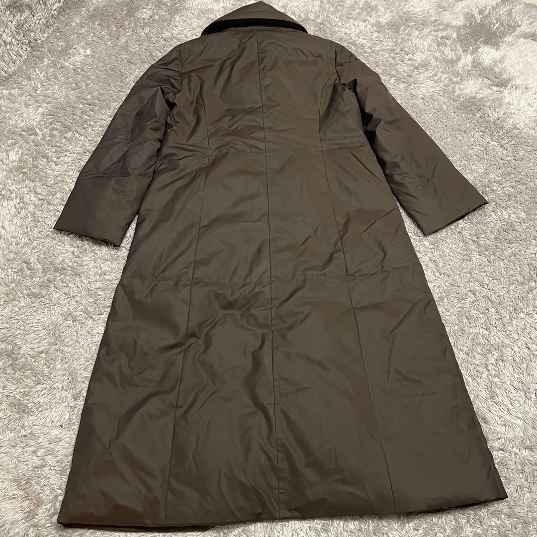 極美品　レリアン ロング丈 ダウンコート 11 大きいサイズ Aライン