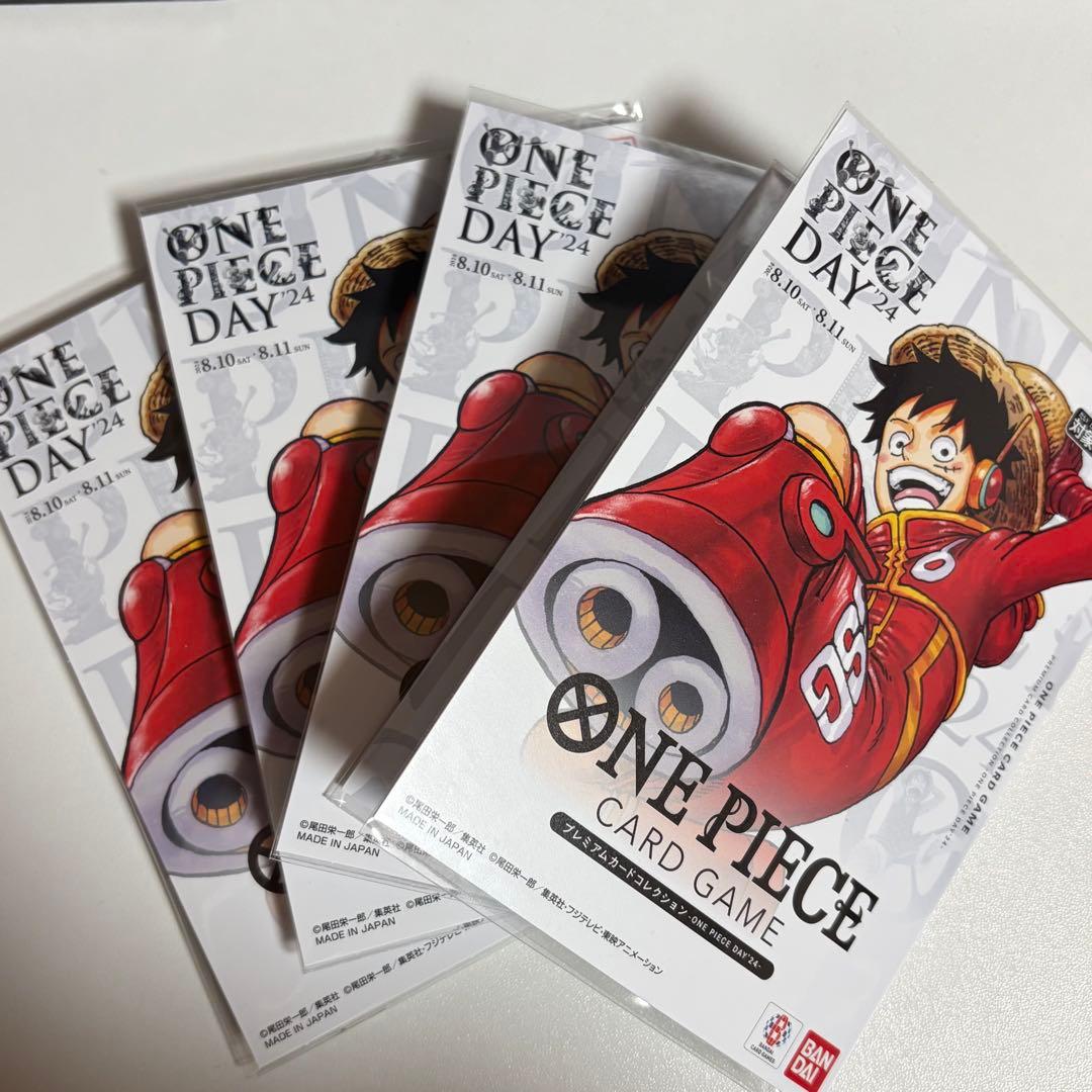 【4セット】　プレミアムカードコレクション ONE PIECE DAY'24