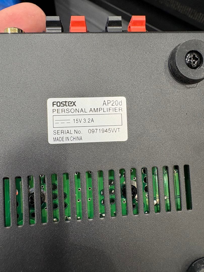 アンプ Fostex ap20d