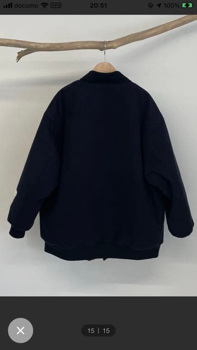 ⭐︎ YA-YA(ヤヤ) ’Whale’メルトンスタジャン⭐︎canaljean⭐︎