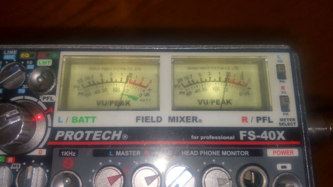 【48V12V対応】PROTECHプロテック4CHフィールドミキサーFS-40X