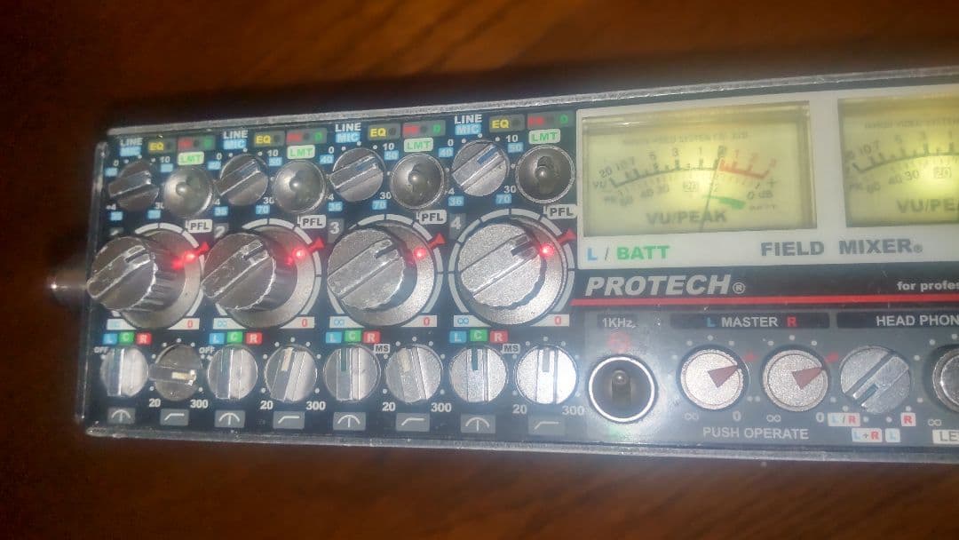 【48V12V対応】PROTECHプロテック4CHフィールドミキサーFS-40X