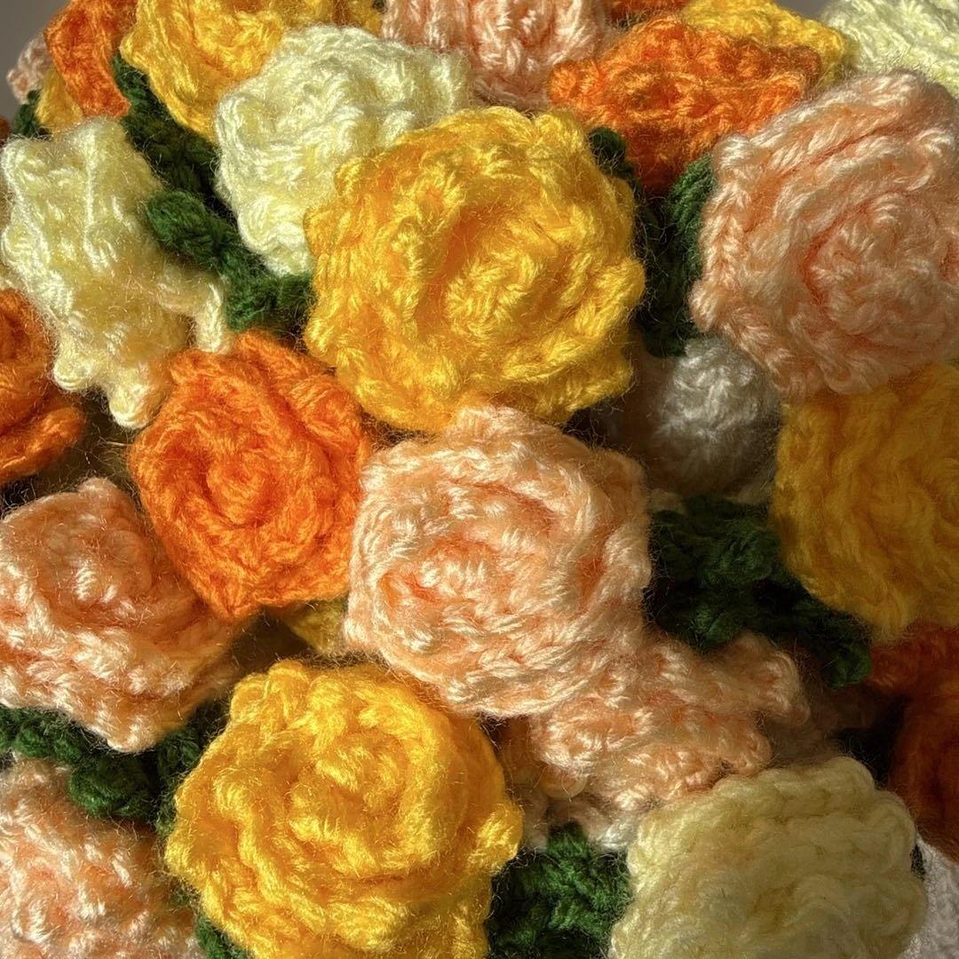 バラ•ひまわりのブーケブランケット