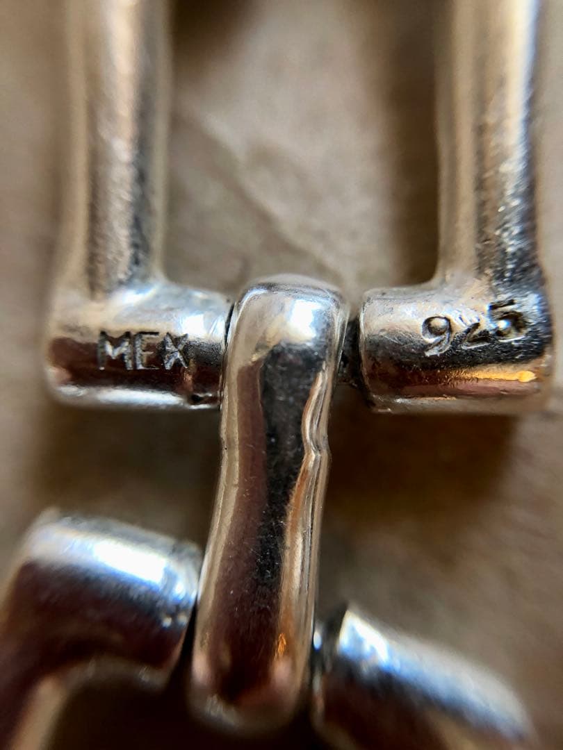 希少品 メキシコ製 vintage old 925 ビット ブレスレット