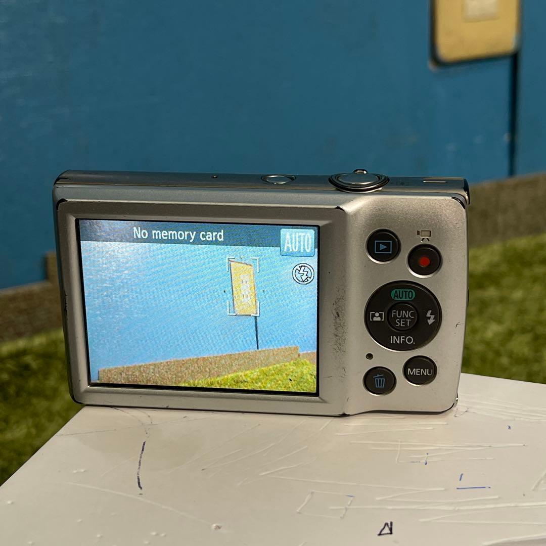 【美品】Canon IXY 180 シルバー コンパクトデジタルカメラ