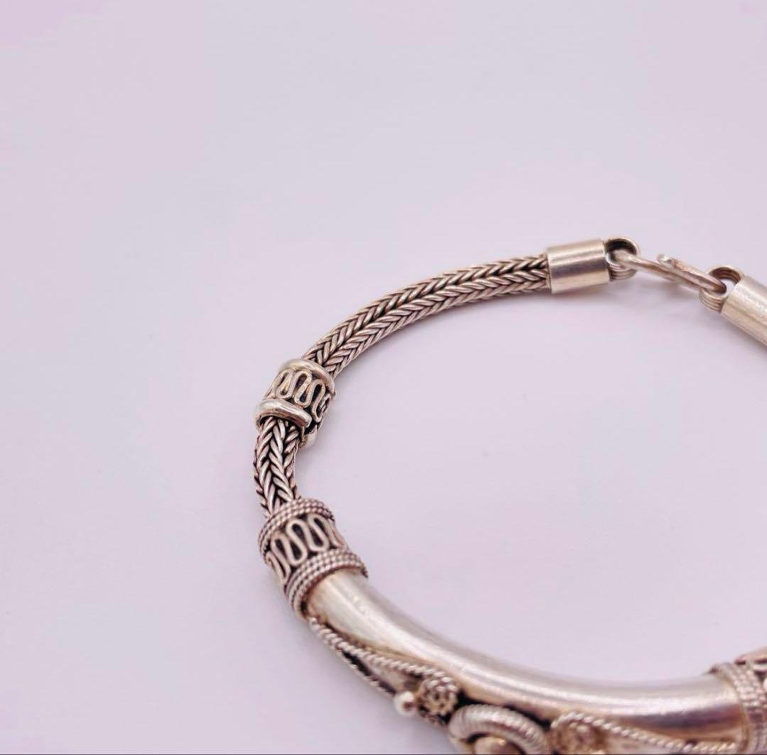 アメリカ　トライバル ビザンチン ブレスレット　ヴィンテージ sv925