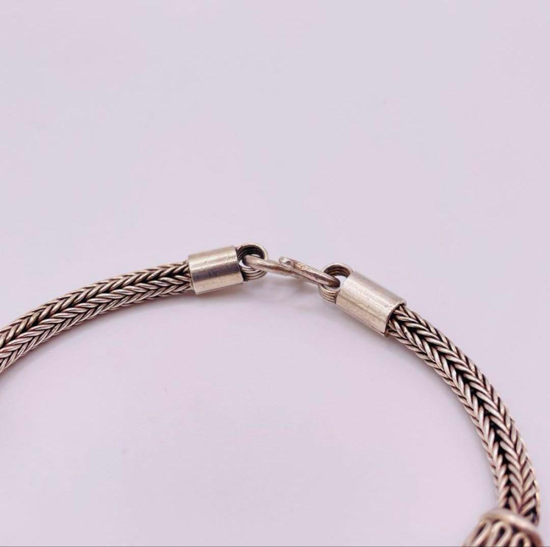 アメリカ　トライバル ビザンチン ブレスレット　ヴィンテージ sv925