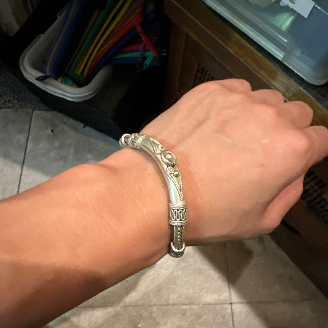 アメリカ　トライバル ビザンチン ブレスレット　ヴィンテージ sv925