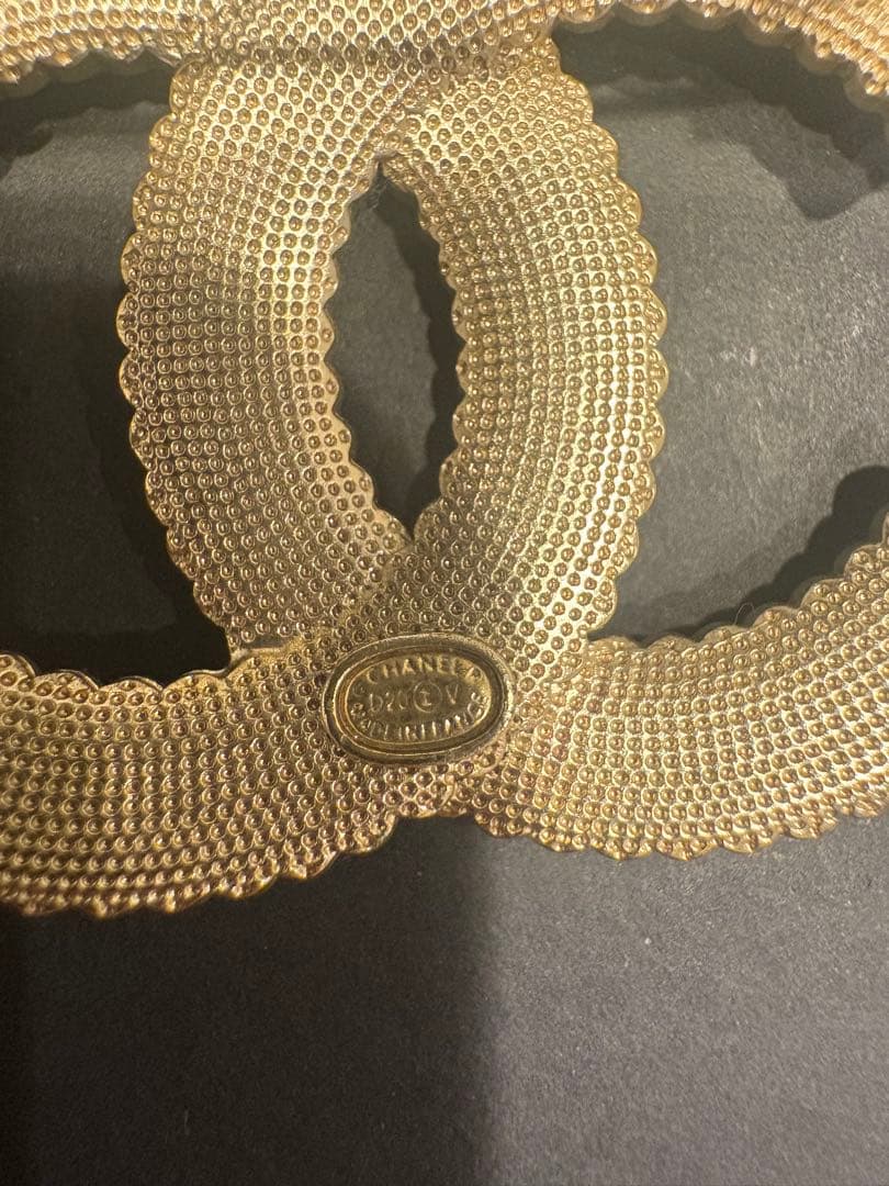 【正規品・美品】シャネル ココマーク ブローチ パール×ラインストーン