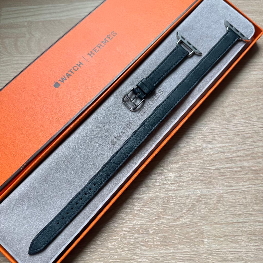 2505 Apple Watch エルメス　ヴェールルソー　グリーン　二重