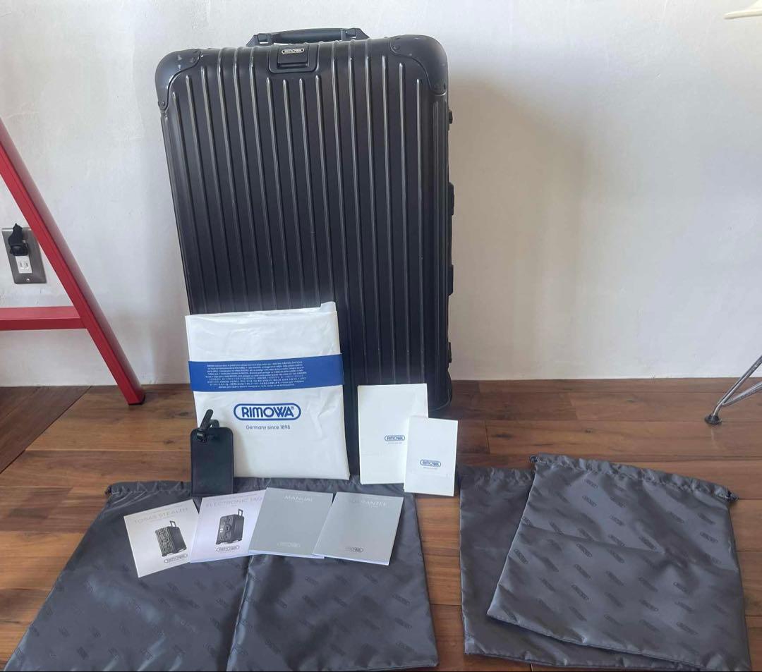 r*0様 ［希少］リモワ　トパーズ　ステルス　電子タグ／64L ブラック