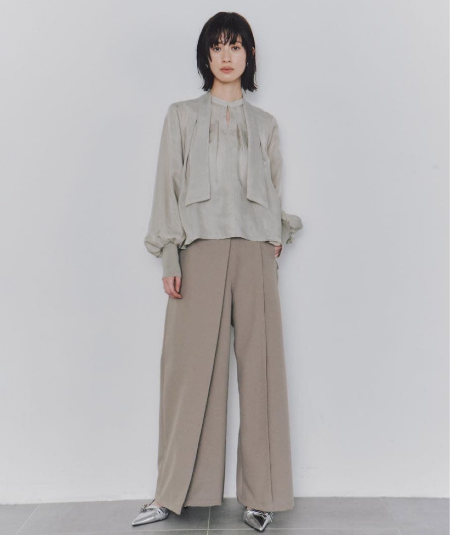 united tokyo キュプラタックブラウス｜ウォッシャブル/オケージョン